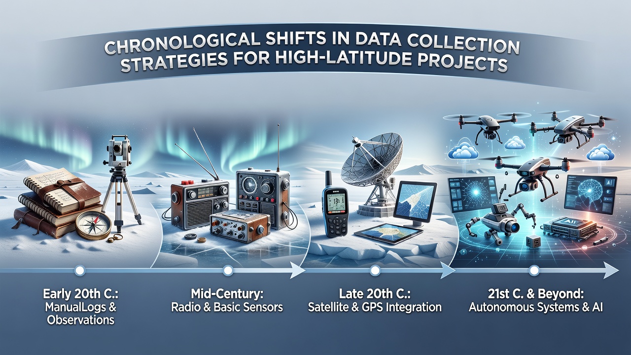 Chronological Shifts in Data Collection Strategies for High-Latitude Projects